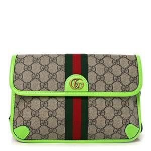 Gucci Gg Supreme Web Small Ophidia Belt #254618G99B